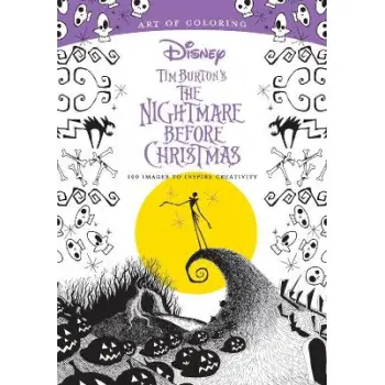 ART OF COLORING: TIM BURTON'S THE NIGHTMARE BEFORE CHRISTMAS   PB