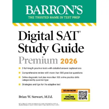 BARRON'S DIGITAL SAT STUDY GUIDE PREMIUM 2026 (+ ONLINE PRACTICE)