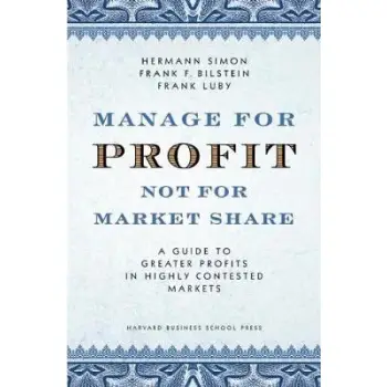 MANAGE FOR PROFIT NO MARKET SHARE