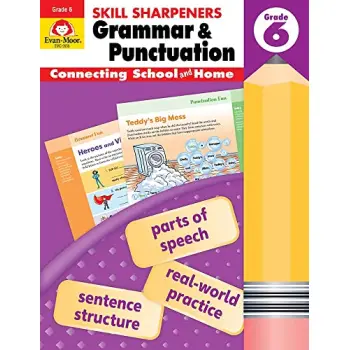 Skill Sharpeners: Grammar & Punctuation, Grade 6 Workbook (Teacher) (Skill Sharpeners Grammar and Pu