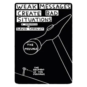 WEAK MESSAGES CREATE BAD SITUATIONS : A MANIFESTO