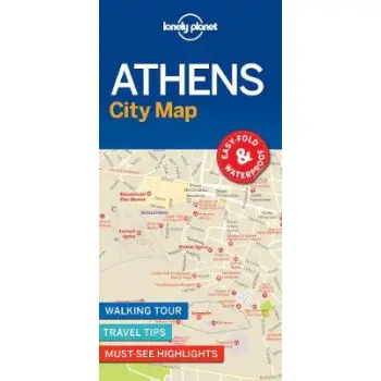 LONELY PLANET : ATHENS CITY MAP 1ST ED - VALID UNTIL 28/2/2025