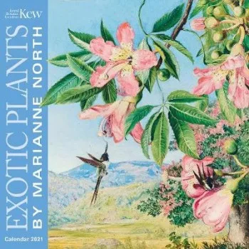 KEW GARDENS - EXOTIC PLANTS BY MARIANNE NORTH WALL CALENDAR 2021 (ART CALENDAR)