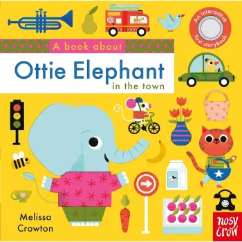 A BOOK ABOUT OTTIE ELEPHANT IN THE TOWN HC BBK