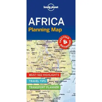 LONELY PLANET AFRICA PLANNING MAP 1 MAP - END DATE 31/10/2026