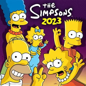 THE SIMPSONS SQUARE CALENDAR 2023