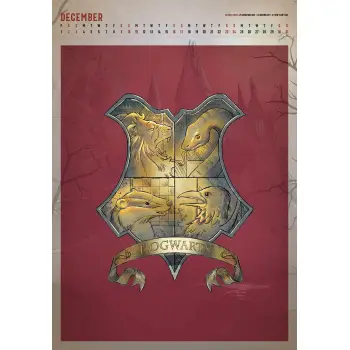 THE HARRY POTTER 2023 A3 DELUXE CALENDAR