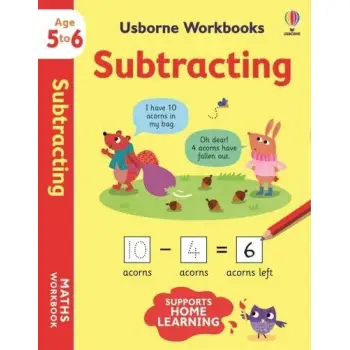 USBORNE WORKBOOKS SUBTRACTING 5-6 PB