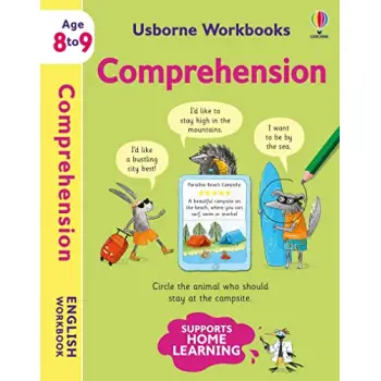 USBORNE WORKBOOKS COMPREHENSION 8-9 PB