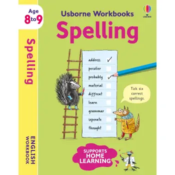 USBORNE WORKBOOKS SPELLING 8-9 PB