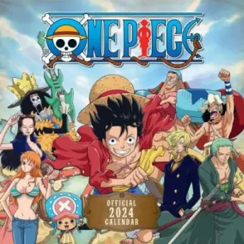 One Piece Anime 2024 Square Wall Calendar
