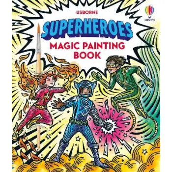 SUPERHEROES MAGIC PAINTING BOOK PB
