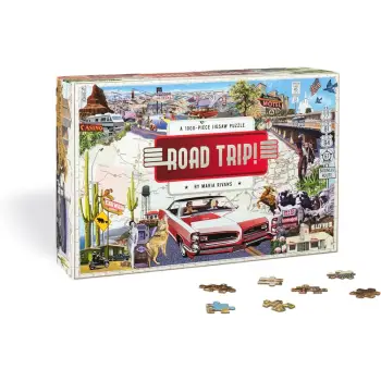 ROAD TRIP!: A 1000-PIECE JIGSAW PUZZLE