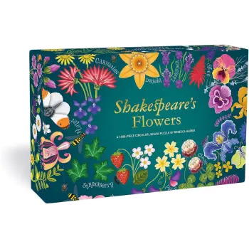 Shakespeare's Flowers: A 1000-piece jigs A 1000-Piece Circular Jigsaw Puzzle