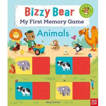 BIZZY BEAR : MY FIRST MEMORY GAME BOOK - ANIMALS HC BBK