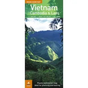 ΤΗΕ ROUGH GUIDE MAP : VIETNAM, LAOS & CAMBODIA 1ST ED PB