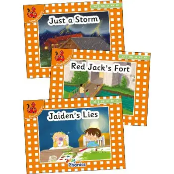 Jolly Phonics Orange Level Readers Set 4