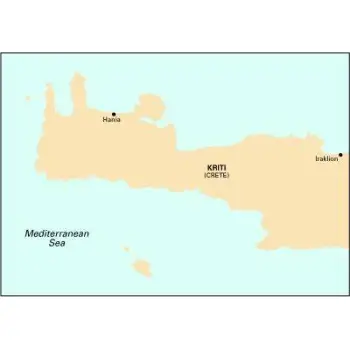 IMRAY CHART 377 : NISOS CRETE (WEST) PB