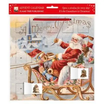 SANTA'S SLEIGH ADVENT CALENDAR HC