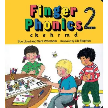 FINGER PHONICS BOOK 2 : IN PRECURSIVE LETTERS (BRITISH ENGLISH EDITION)