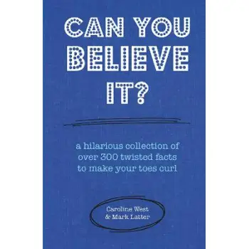 CAN YOU BELIEVE IT ?  HC