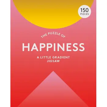 THE PUZZLE OF HAPPINESS: 150 PIECE GRADIENT PUZZLE