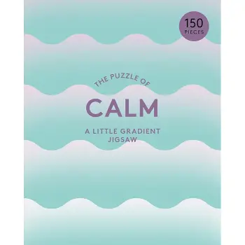 THE PUZZLE OF CALM: 150 PIECE GRADIENT PUZZLE