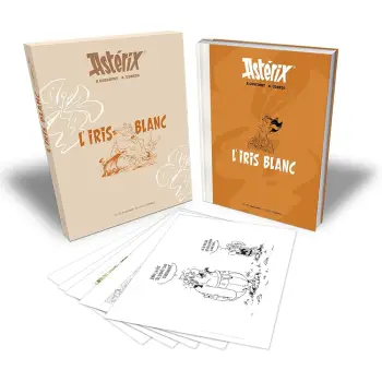 ASTERIX TOME 40 ARTBOOK - L'IRIS BLANC HC