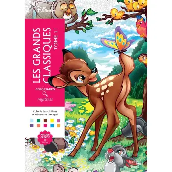 COLORIAGES MYSTERES DISNEY - LES GRANDS CLASSIQUES :TOME 11