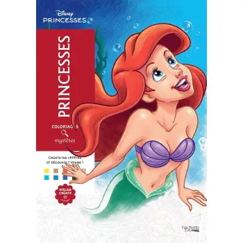 COLORIAGES MYSTERES DISNEY - PRINCESSES