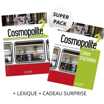 COSMOPOLITE 2 SUPER PACK (LIVRE + CAHIER + LEXIQUE + CADEAU SURPRISE)