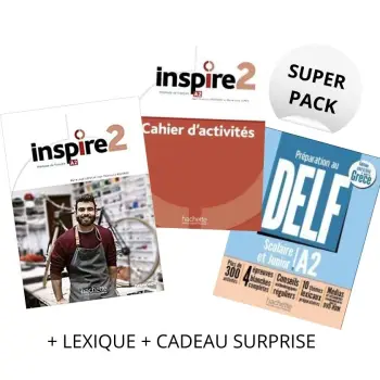 INSPIRE 2 SUPER PACK (LIVRE + CAHIER + LEXIQUE + CADEAU SURPRISE)