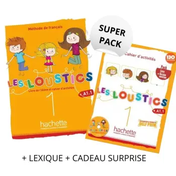 LES LOUSTICS 1 SUPER PACK (LIVRE + CAHIER + LEXIQUE + CADEAU SURPRISE)