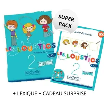 LES LOUSTICS 2 SUPER PACK (LIVRE + CAHIER + LEXIQUE + CADEAU SURPRISE)