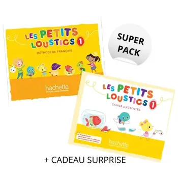 LES PETITS LOUSTICS 1 SUPER PACK (LIVRE + CAHIER + CADEAU SURPRISE)