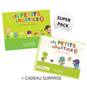 LES PETITS LOUSTICS 2 SUPER PACK (LIVRE + CAHIER + CADEAU SURPRISE)
