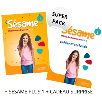 SESAME 1 SUPER PACK (LIVRE + CAHIER + SESAME PLUS 1 + CADEAU SURPRISE)