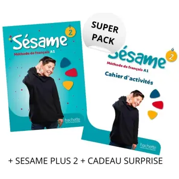 SESAME 2 SUPER PACK (LIVRE + CAHIER + SESAME PLUS 2 + CADEAU SURPRISE)