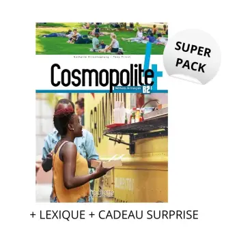COSMOPOLITE 4 PACK (LIVRE + LEXIQUE + CADEAU SURPRISE)