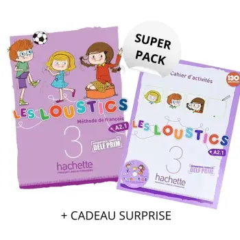 LES LOUSTICS 3 SUPER PACK (LIVRE + CAHIER + CADEAU SURPRISE)