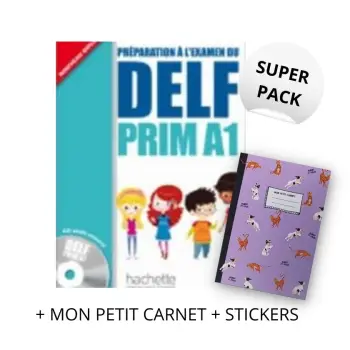 DELF PRIM A1 SUPER PACK (+ MON PETIT CARNET + STICKERS)