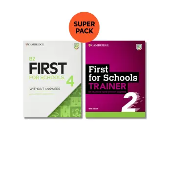 CAMBRIDGE ENGLISH FIRST FOR SCHOOLS SUPER PACK 1 (PRACTICE TEST & TRAINER)