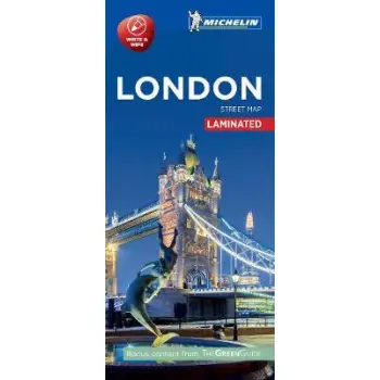 LONDON CITY MAP ΠΛΑΣΤΙΚΟΠΟΙΗΜΕΝΟΣ