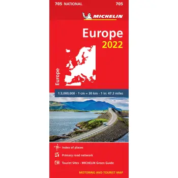 EUROPE 2022 (NATIONAL MAP 705)