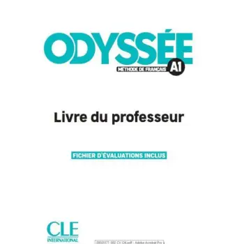ODYSSEE A1 GUIDE PEDAGOGIQUE