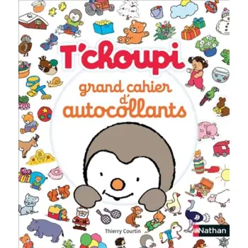 T'CHOUPI - GRAND CAHIER D'AUTOCOLLANTS  POCHE