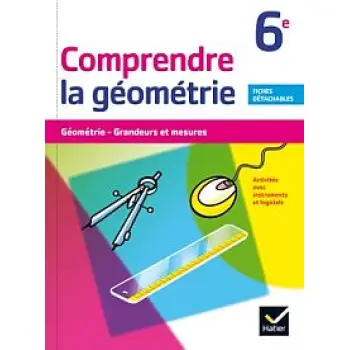 COMPRENDRE LA GEOMETRIE 6EME GEOMETRIE, GRANDEURS ET MESURES. ACTIVITES AVEC INSTRUMENTS ET LOGICIEL. FICHES DETACHABLES.