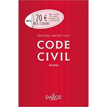 CODE CIVIL 2022 ANNOTE. EDITION LIMITEE - 121E ED.