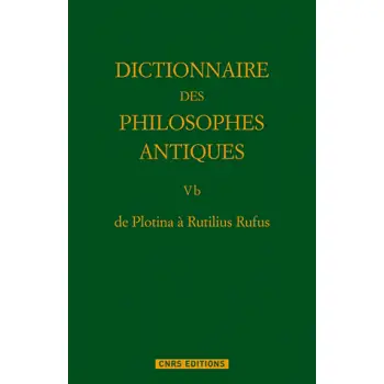 DE PLOTINA A RUTILIUS RUFUS DICTIONNAIRE