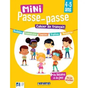 MINI PASSE-PASSE 4-5 ANS CAHIER DE FRANCAIS